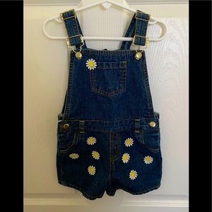 Girl’s Rule! Overall Shorts- Size 5